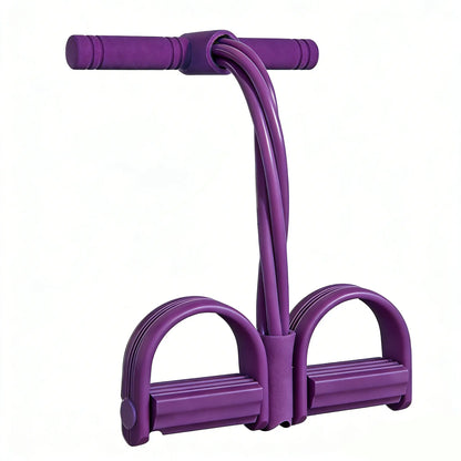 Multi-Functional Pedal Resistance Band Trainer – Portable Foot Pedal Fitness Equipment Home Gym Full Body Workout Machine, Exercise Sit-Ups, Yoga, Abdominal Training